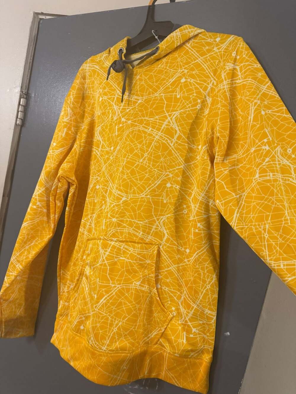 Holloway Complex Hoodie Size S Yellow White Dry-Excel